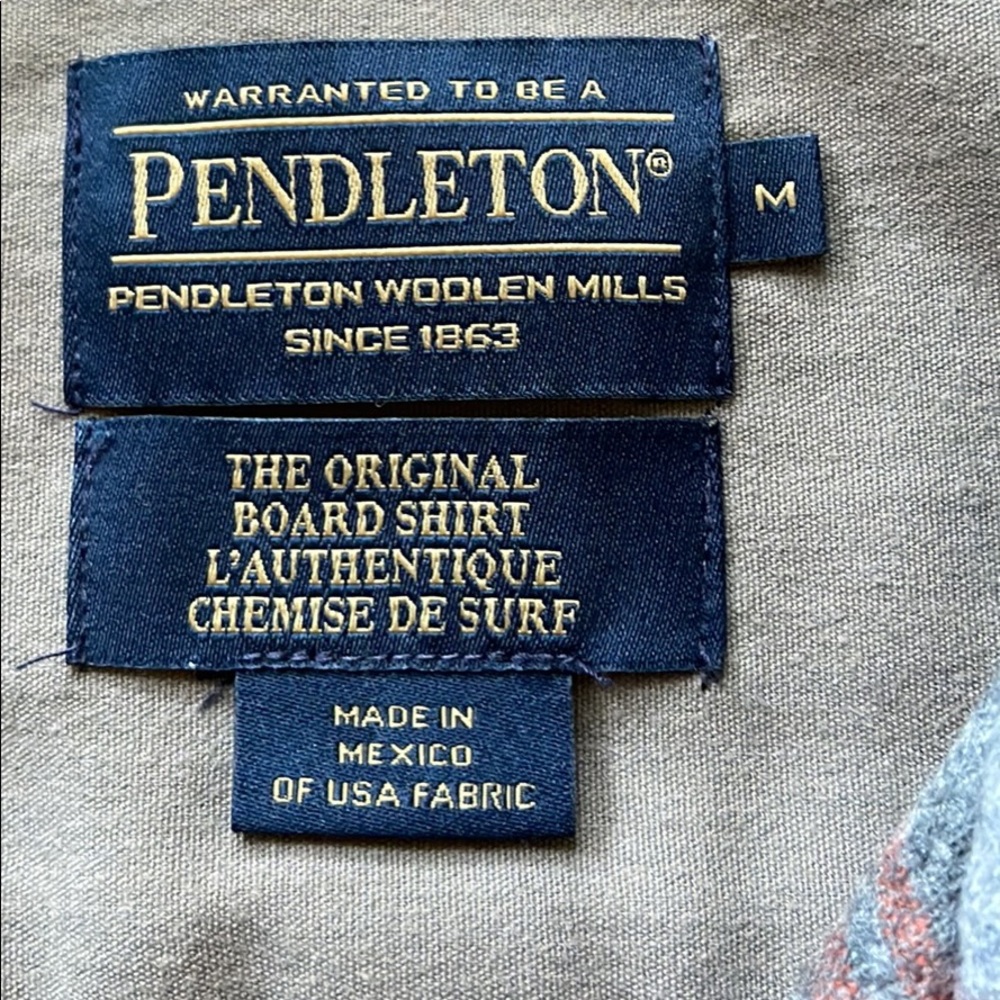 Pendleton Woolen Mills Virgin Wool Board Shirt Si… - image 1